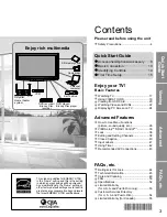 Preview for 3 page of Panasonic TC-26LX14 Operating Instructions Manual