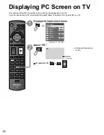 Preview for 24 page of Panasonic TC-26LX14 Operating Instructions Manual