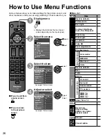 Preview for 26 page of Panasonic TC-26LX14 Operating Instructions Manual