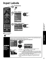 Preview for 41 page of Panasonic TC-26LX14 Operating Instructions Manual