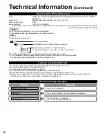 Preview for 46 page of Panasonic TC-26LX14 Operating Instructions Manual