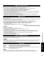 Preview for 47 page of Panasonic TC-26LX14 Operating Instructions Manual