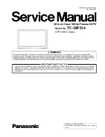 Panasonic TC-58PS14 Service Manual preview