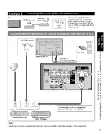 Предварительный просмотр 13 страницы Panasonic TC-P42G10 - TC - 41.6" Plasma TV Operating Instructions Manual