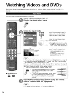 Предварительный просмотр 26 страницы Panasonic TC-P42G10 - TC - 41.6" Plasma TV Operating Instructions Manual