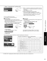 Предварительный просмотр 47 страницы Panasonic TC-P42G10 - TC - 41.6" Plasma TV Operating Instructions Manual