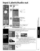 Предварительный просмотр 53 страницы Panasonic TC-P42G10 - TC - 41.6" Plasma TV Operating Instructions Manual