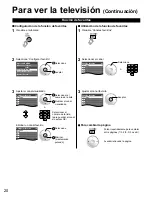 Предварительный просмотр 20 страницы Panasonic TC-P50G20 Quick Setup Guide (English Manual De Instrucciones