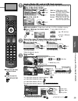 Preview for 23 page of Panasonic TC-P50G20 Quick Setup Guide (English Operating Instructions Manual