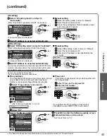 Preview for 43 page of Panasonic TC-P50G20 Quick Setup Guide (English Operating Instructions Manual