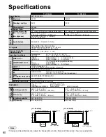 Preview for 60 page of Panasonic TC-P50G20 Quick Setup Guide (English Operating Instructions Manual