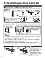 Preview for 8 page of Panasonic TCP54VT25 - 54" PLASMA 3D TV Manual De Instrucciones