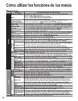 Preview for 38 page of Panasonic TCP54VT25 - 54" PLASMA 3D TV Manual De Instrucciones