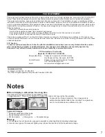 Preview for 7 page of Panasonic TCP54VT25 - 54" PLASMA 3D TV Operating Instructions Manual