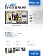 Preview for 1 page of Panasonic TCP65ZT60 Quick Manual