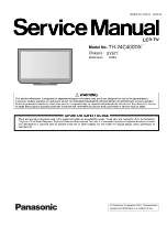 Panasonic TH-24C400DX Service Manual preview