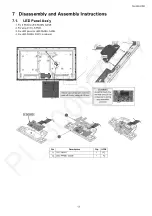 Предварительный просмотр 13 страницы Panasonic TH-32F410X Service Manual