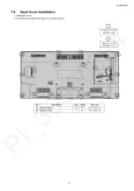 Предварительный просмотр 21 страницы Panasonic TH-32F410X Service Manual