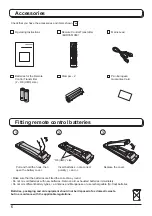 Предварительный просмотр 6 страницы Panasonic TH-37PA50E Operating Instructions Manual