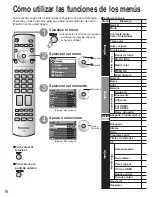 Предварительный просмотр 16 страницы Panasonic TH-42PX6U Instrucciones De Operación