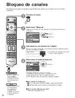 Предварительный просмотр 22 страницы Panasonic TH-42PX6U Instrucciones De Operación