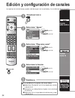 Предварительный просмотр 24 страницы Panasonic TH-42PX6U Instrucciones De Operación