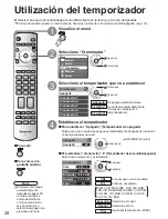 Предварительный просмотр 28 страницы Panasonic TH-42PX6U Instrucciones De Operación