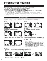 Предварительный просмотр 36 страницы Panasonic TH-42PX6U Instrucciones De Operación