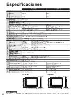 Предварительный просмотр 42 страницы Panasonic TH-42PX6U Instrucciones De Operación