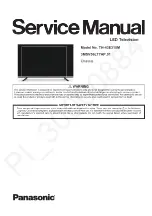 Preview for 1 page of Panasonic TH-43E310M Service Manual