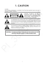 Preview for 2 page of Panasonic TH-43E310M Service Manual