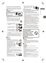 Preview for 3 page of Panasonic TH-43MX800H Operating Instructions Manual