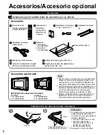 Preview for 6 page of Panasonic TH 50PX80U - 50" Plasma TV Instrucciones De Operación