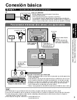 Preview for 9 page of Panasonic TH 50PX80U - 50" Plasma TV Instrucciones De Operación