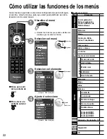 Preview for 22 page of Panasonic TH 50PX80U - 50" Plasma TV Instrucciones De Operación