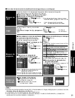 Preview for 31 page of Panasonic TH 50PX80U - 50" Plasma TV Instrucciones De Operación