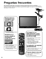 Preview for 44 page of Panasonic TH 50PX80U - 50" Plasma TV Instrucciones De Operación