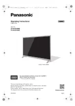 Предварительный просмотр 1 страницы Panasonic TH-55JX800Z Operating Instructions Manual