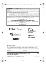 Preview for 16 page of Panasonic TH-55MZ2000Z Operating Instructions Manual