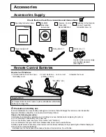 Предварительный просмотр 7 страницы Panasonic TH-65PF12EK Operating Instructions Manual