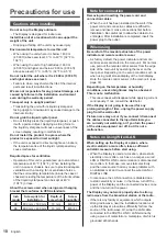 Preview for 10 page of Panasonic TH-98SQ1W Operating Instructions Manual