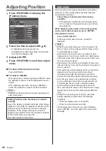 Preview for 42 page of Panasonic TH-98SQ1W Operating Instructions Manual