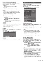 Preview for 75 page of Panasonic TH-98SQ1W Operating Instructions Manual