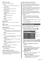 Preview for 77 page of Panasonic TH-98SQ1W Operating Instructions Manual