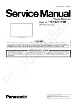 Preview for 1 page of Panasonic TH-P42ST50H Service Manual