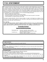 Preview for 5 page of Panasonic TH103VX200U - 103" FHD PLASMA TV Operating Instructions Manual