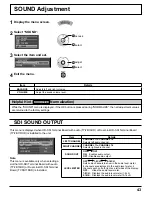 Preview for 43 page of Panasonic TH103VX200U - 103" FHD PLASMA TV Operating Instructions Manual