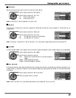 Preview for 27 page of Panasonic TH37PX50U - 37" HD PLASMA TV Manual De Instrucciones