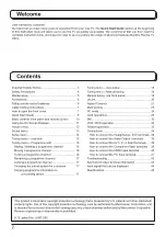 Preview for 2 page of Panasonic TH42PV500EY Operating Instructions Manual