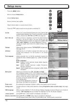 Preview for 14 page of Panasonic TH42PV500EY Operating Instructions Manual